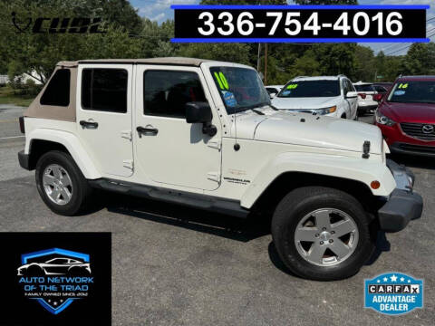 2010 Jeep Wrangler Unlimited for sale at Auto Network of the Triad in Walkertown NC