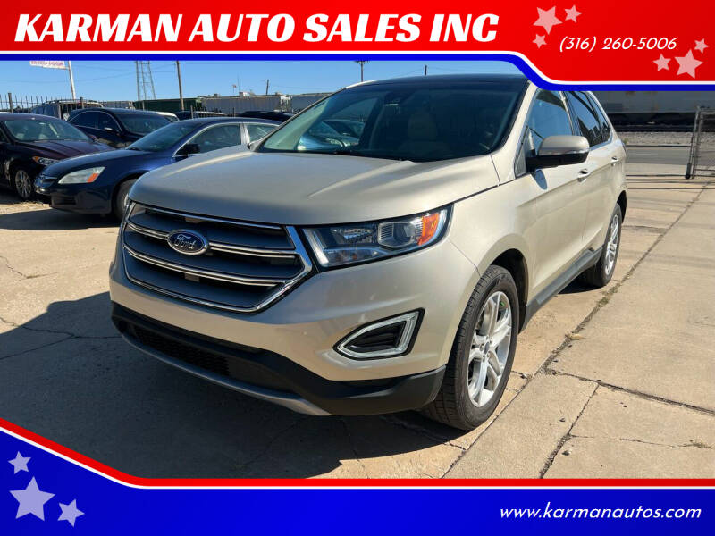 2018 Ford Edge for sale at KARMAN AUTO SALES INC in Wichita KS