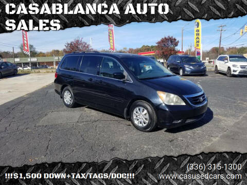 2008 Honda Odyssey for sale at CASABLANCA AUTO SALES in Greensboro NC