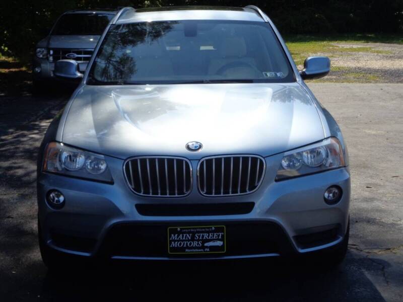 2013 BMW X3 for sale at MAIN STREET MOTORS in Norristown PA
