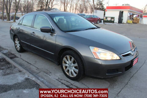 2007 Honda Accord for sale at Your Choice Autos in Posen IL
