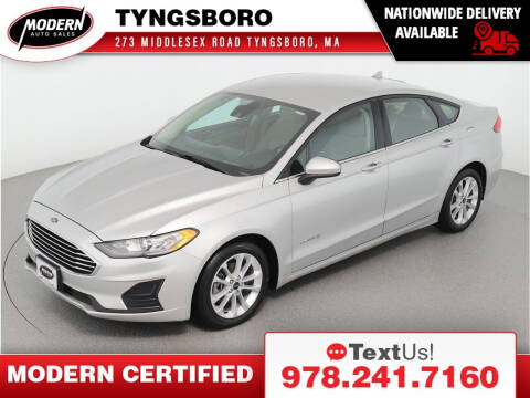 2019 Ford Fusion Hybrid for sale at Modern Auto Sales in Tyngsboro MA