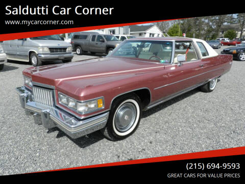 1975 Cadillac DeVille for sale at Saldutti Car Corner in Gilbertsville PA