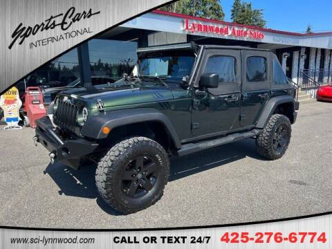 2010 Jeep Wrangler Unlimited for sale at Sports Cars International in Lynnwood WA