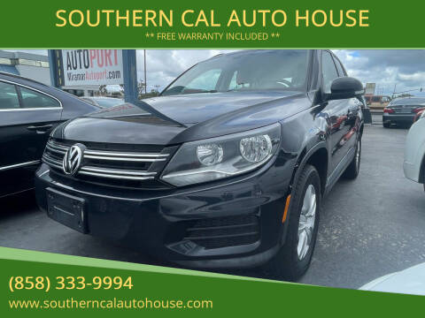 2016 Volkswagen Tiguan for sale at SOUTHERN CAL AUTO HOUSE in San Diego CA