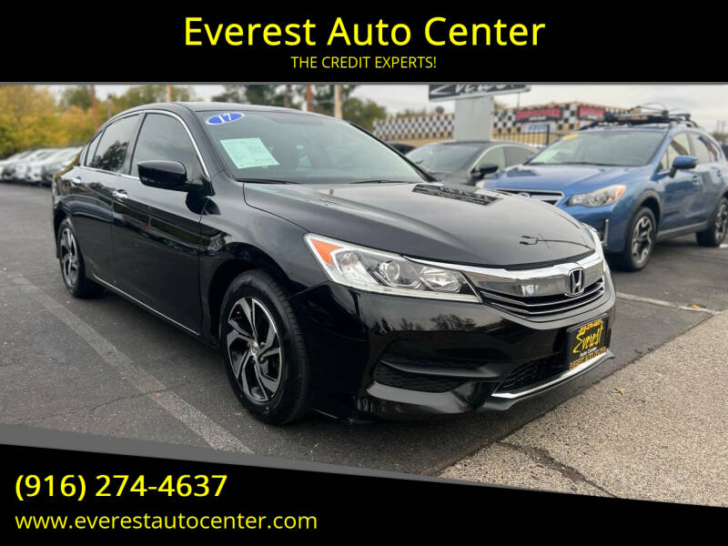 2017 Honda Accord for sale at Everest Auto Center in Sacramento CA