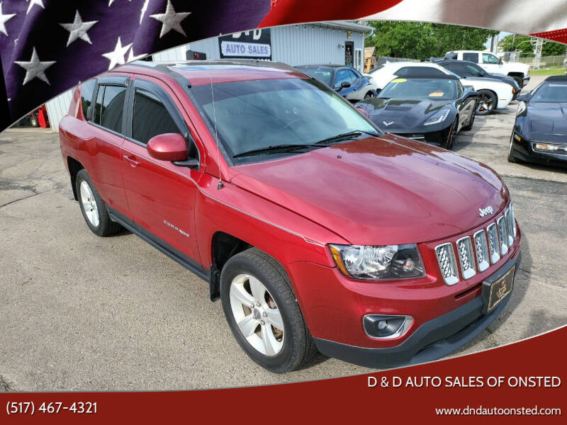 2015 Jeep Compass for sale at D & D Auto Sales Of Onsted in Onsted MI