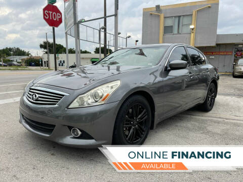 2012 Infiniti G37 Sedan for sale at Global Auto Sales USA in Miami FL