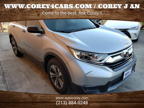 2018 Honda CR-V for sale at WWW.COREY4CARS.COM / COREY J AN in Los Angeles CA