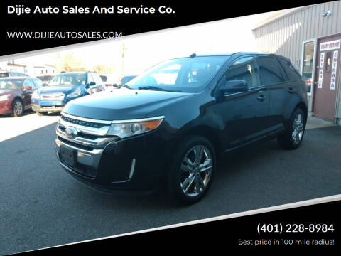 2013 Ford Edge for sale at Dijie Auto Sales and Service Co. in Johnston RI