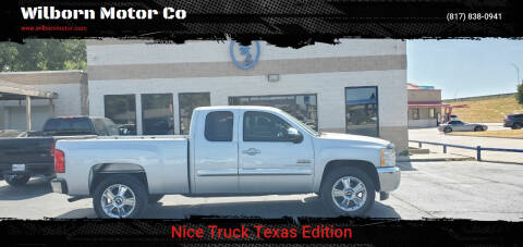 2013 Chevrolet Silverado 1500 for sale at Wilborn Motor Co in Fort Worth TX