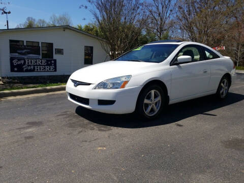 2003 Honda Accord for sale at TR MOTORS in Gastonia NC