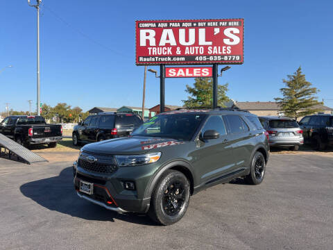 2021 Ford Explorer for sale at RAUL'S TRUCK & AUTO SALES, INC in Oklahoma City OK