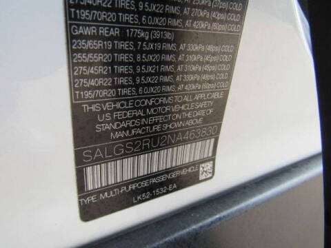 2022 Land Rover Range Rover P400 HSE Westminster Edition