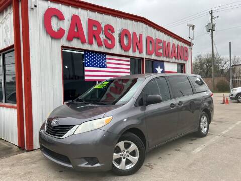 2011 Toyota Sienna for sale at Cars On Demand 3 in Pasadena TX