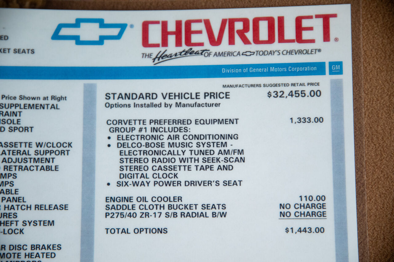 1991 Chevrolet Corvette 101