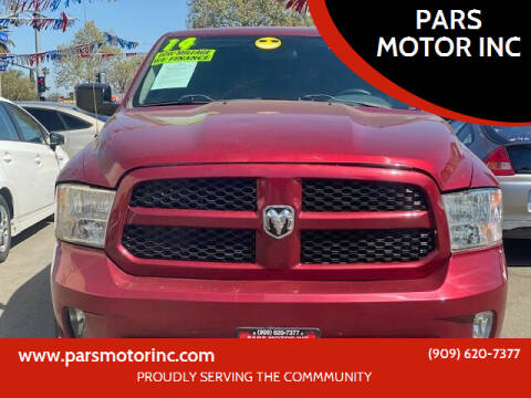 2014 RAM 1500 for sale at PARS MOTOR INC in Pomona CA