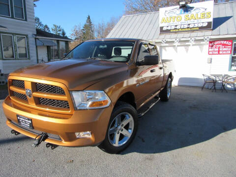 2012 RAM Ram Pickup 1500 for sale at IK AUTO SALES LLC in Goshen NY