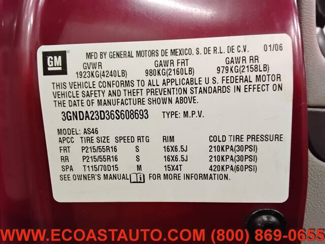 Dk. Red 2006 Chevrolet HHR LT LT 4dr Wagon 18