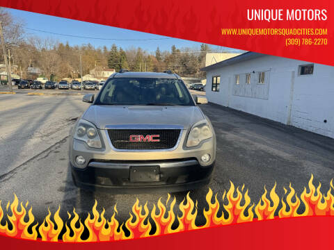 2012 GMC Acadia for sale at Unique Motors in Rock Island IL