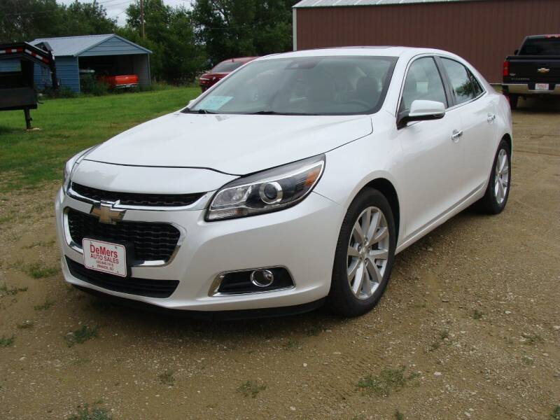 2015 Chevrolet Malibu for sale at DeMers Auto Sales in Winner SD