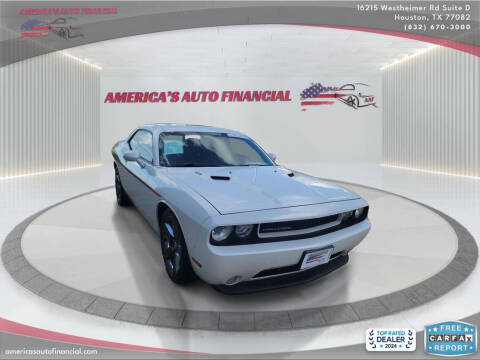 2014 Dodge Challenger for sale at America's Auto Financial in Houston TX