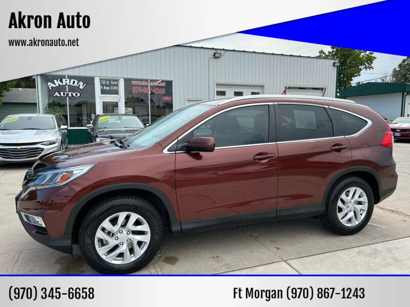 2015 Honda CR-V for sale at Akron Auto - Fort Morgan in Fort Morgan CO