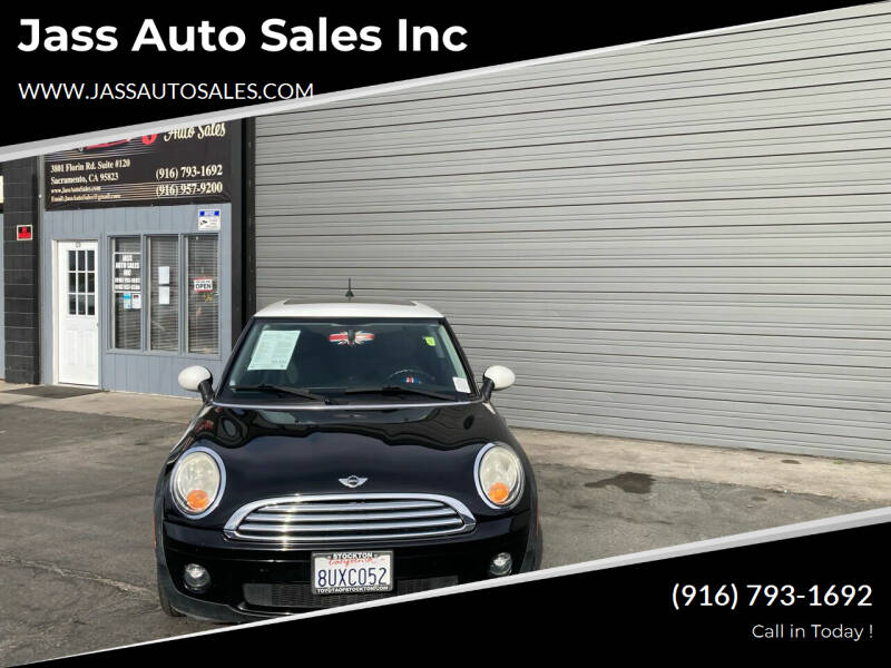 2010 MINI Cooper for sale at Jass Auto Sales Inc in Sacramento CA