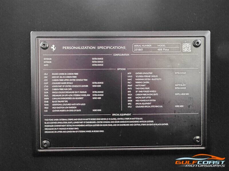 2020 Ferrari 488 Pista