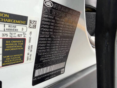 2020 Land Rover Range Rover HSE