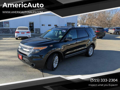 2014 Ford Explorer for sale at AmericAuto in Des Moines IA