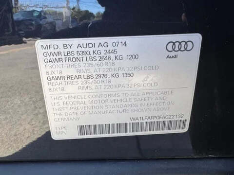 2015 Audi Q5 2.0T quattro Premium Plus