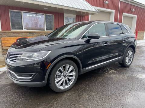 2017 Lincoln MKX for sale at Momber Sales in Sparta MI