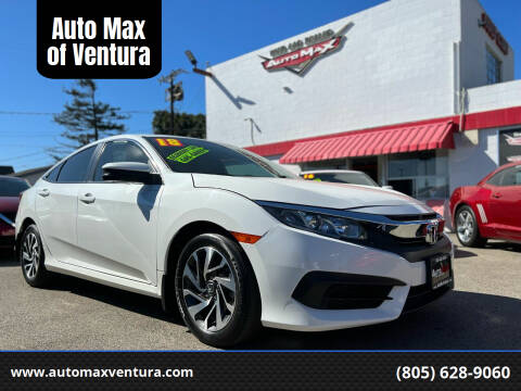 2018 Honda Civic for sale at Auto Max of Ventura in Ventura CA