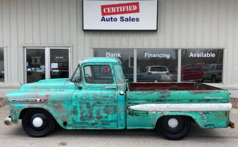 1959 Chevrolet 3100 for sale at Certified Auto Sales in Des Moines IA