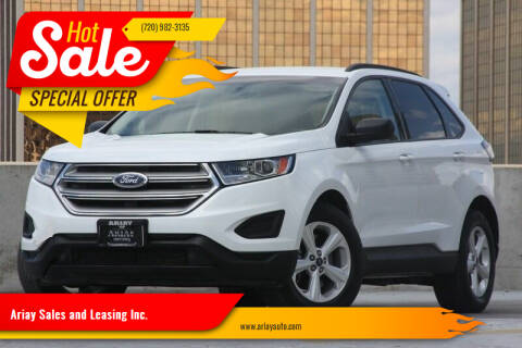 2016 Ford Edge for sale at Ariay Sales and Leasing Inc. - Pre Owned Storage Lot in Denver CO