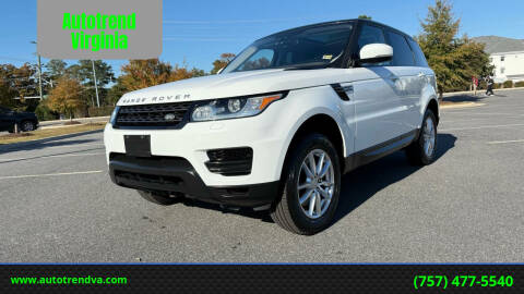 2016 Land Rover Range Rover Sport for sale at Autotrend Virginia in Virginia Beach VA