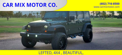 2008 Jeep Wrangler Unlimited for sale at CAR MIX MOTOR CO. in Phoenix AZ