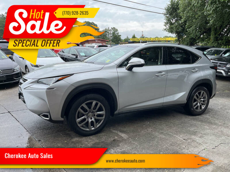 2016 Lexus NX 200t for sale at Cherokee Auto Sales in Acworth GA