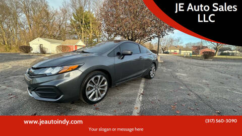 2014 Honda Civic for sale at JE Auto Sales LLC in Indianapolis IN