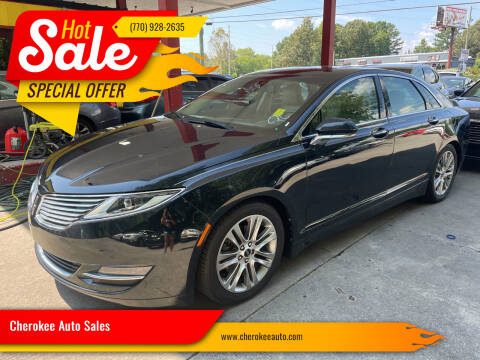 2014 Lincoln MKZ for sale at Cherokee Auto Sales in Acworth GA