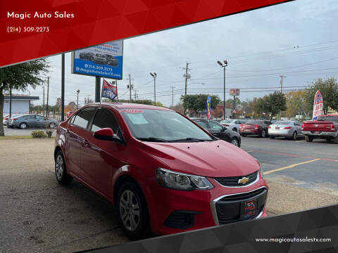2017 Chevrolet Sonic for sale at Magic Auto Sales in Dallas TX