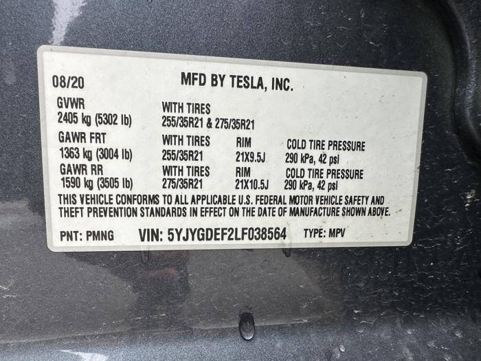 2020 Tesla Model Y Performance