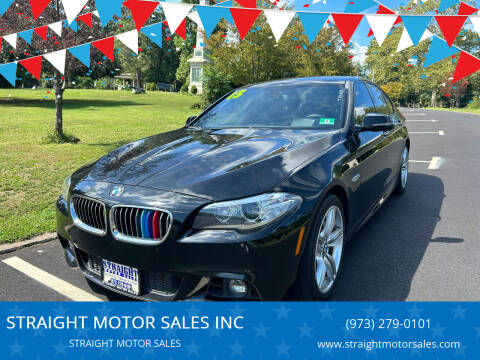 2015 BMW 5 Series for sale at STRAIGHT MOTOR SALES INC in Paterson NJ