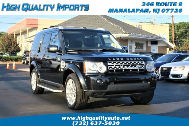 2012 Land Rover LR4 for sale at High Quality Imports in Manalapan NJ