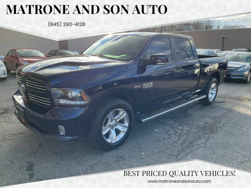2016 RAM Ram Pickup 1500 for sale at Matrone and Son Auto in Tallman NY