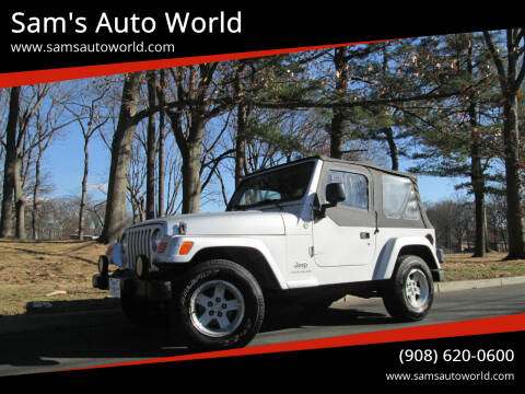 2005 Jeep Wrangler for sale at Sam's Auto World in Roselle NJ