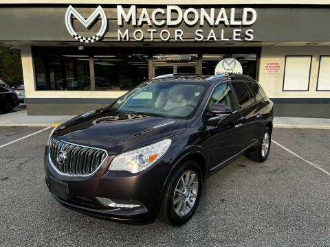 2016 Buick Enclave for sale at MacDonald Motor Sales in High Point NC
