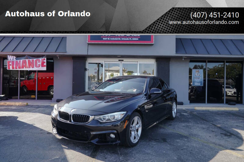 2015 BMW 4 Series for sale at Autohaus of Orlando in Orlando FL