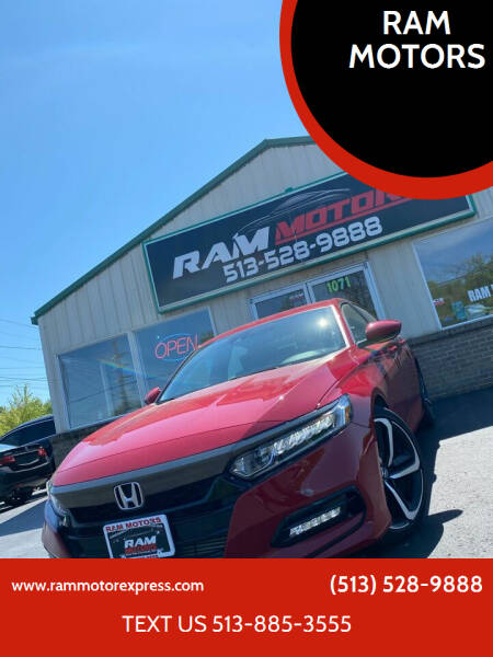 2020 Honda Accord for sale at RAM MOTORS in Cincinnati OH